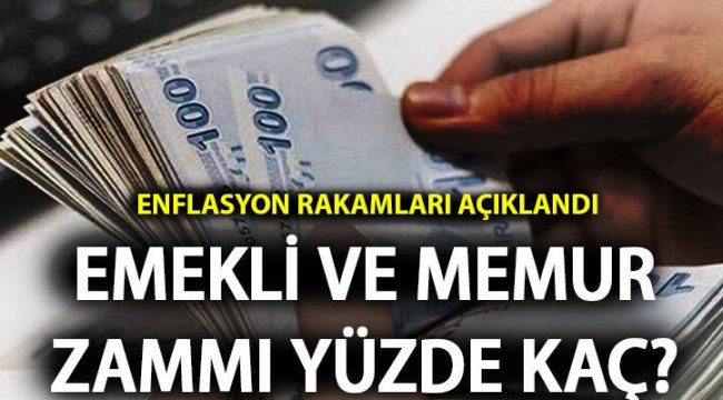 Enflasyon yüzde kaç? Temmuz 2020 memur ve emekli zam oranı belli oldu!