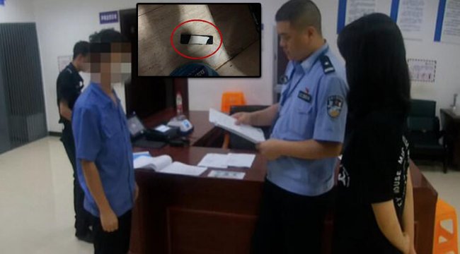Çin'de genç kadına gizli kamera şoku!