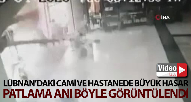 Lübnan'daki cami ve hastanede büyük hasar