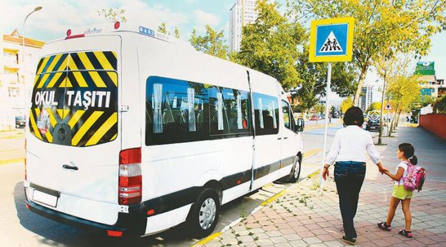 10 bin okul servisi yollara çıkmadı