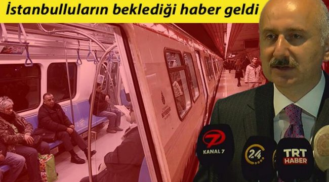 Bakan Karaismailoğlu müjdeyi verdi! İstanbullular bu haberi bekliyordu... Kasım ayında başlıyor