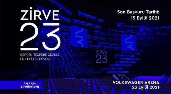 Geleceğin liderleri Zirve 23’te buluşacak