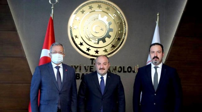 MTOSB Başkanı Tekli, Bakan Varank’ı ziyaret etti