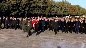 Cumhurbaşkanı Erdoğan ve devlet erkanı Anıtkabir'de