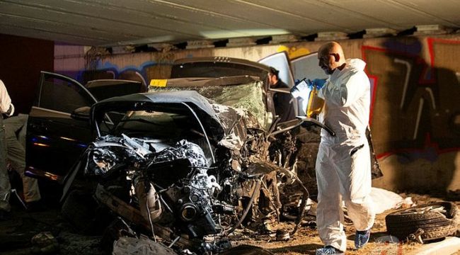Bahçelievler'de korkunç kaza! Otomobil duvara çarptı: 4 kişi hayatını kaybetti