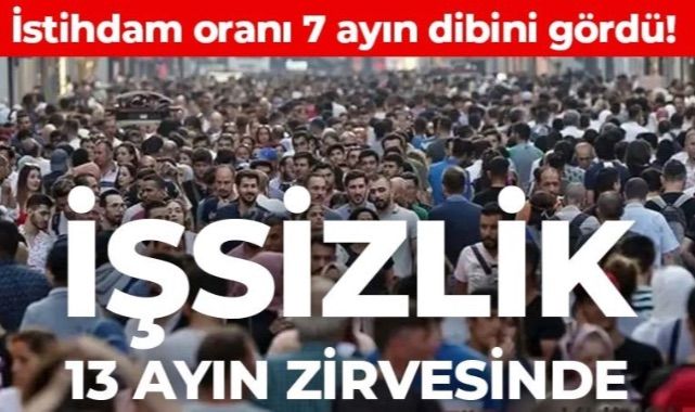 Son dakika... İşsizlik rakamları açıklandı