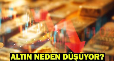 ALTIN FİYATLARI NEDEN DÜŞÜYOR? Altın fiyatları rekor yükselişin ardından düşüşte!
